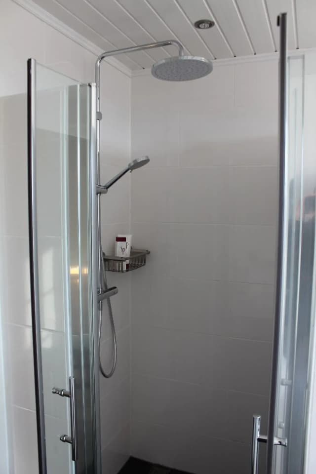Luxe regendouche Vakantiewoning Minicamping Boogaard