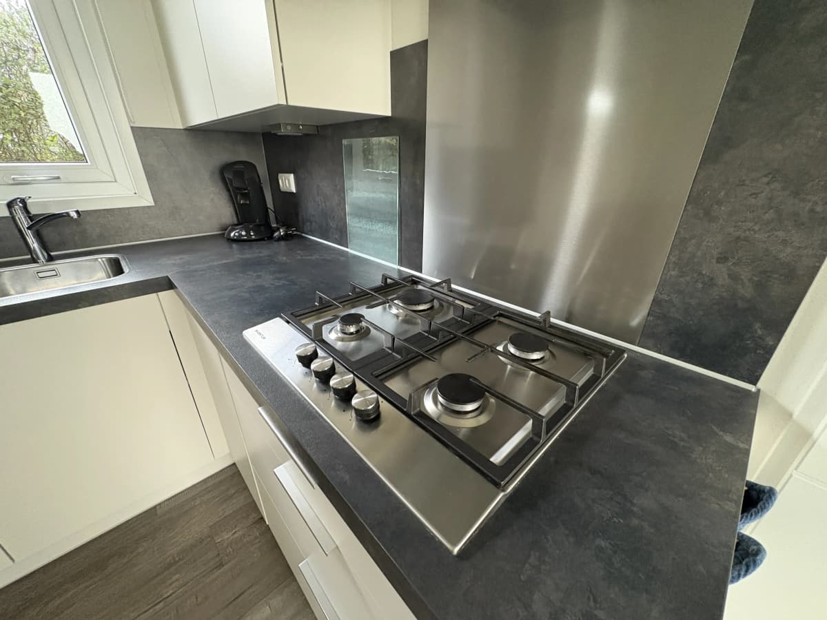 foto van de keuken chalet type 2