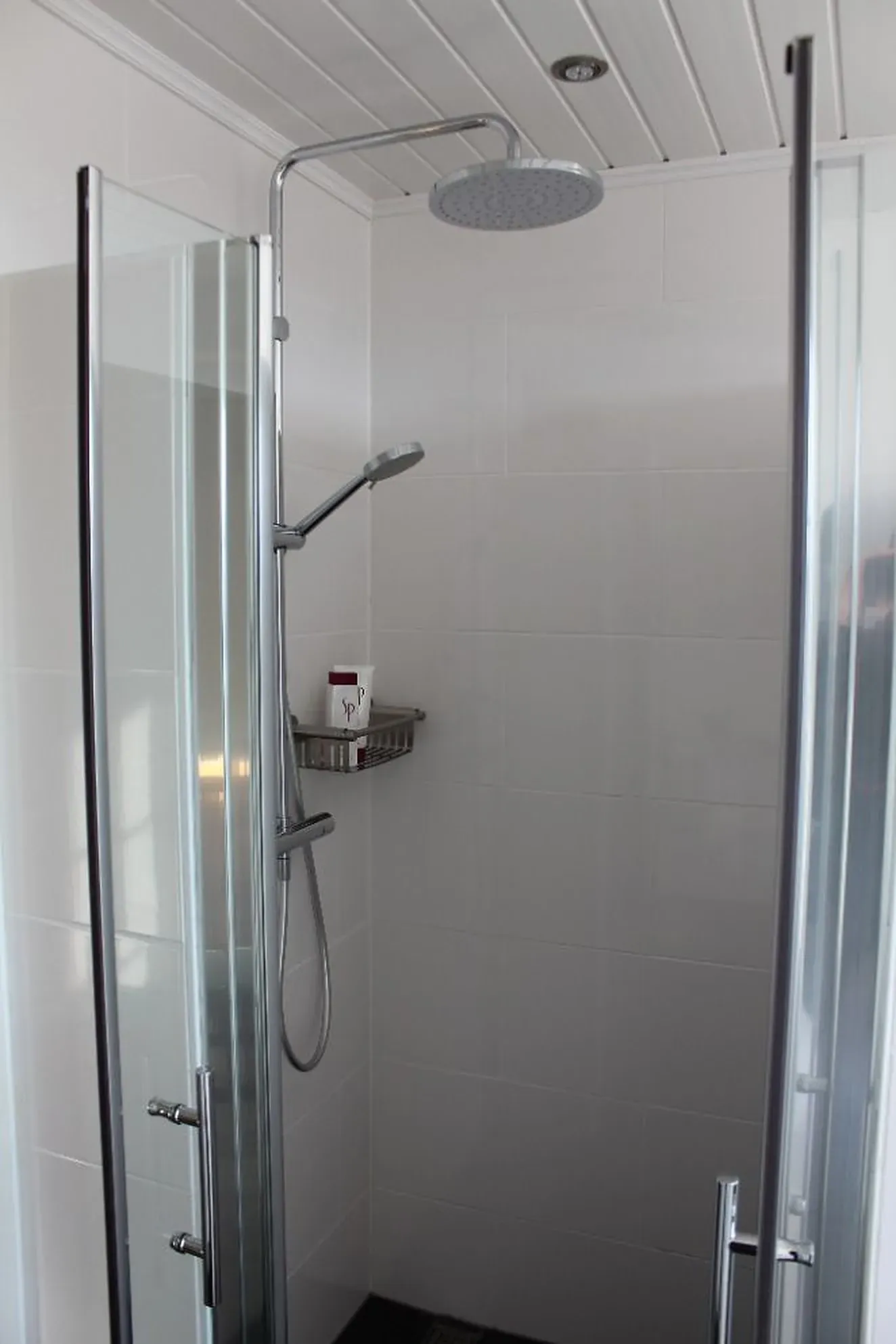 Luxe regendouche Vakantiewoning Minicamping Boogaard
